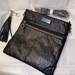 NWOT Black Bella Russo Purse